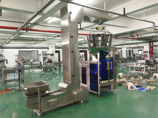 星火全自動干辣椒包裝機設備展示